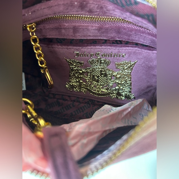 Viral Juicy Couture UK Burgundy Pink Nuova Twig Hobo Shoulder Bag